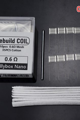 REBUILD KIT FOR JELLY BOX NANO 0.6OHM MESH COIL NI80